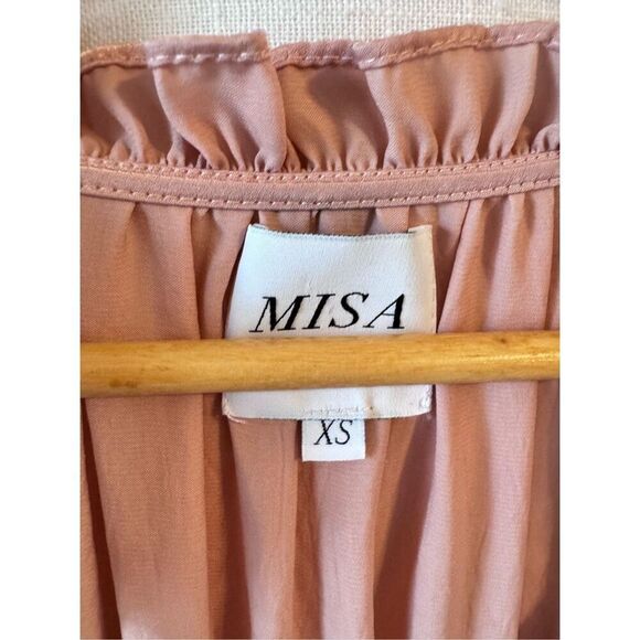 MISA Los Angeles Aliz Dress Mauve Pink Size Xs - Picture 4 of 10